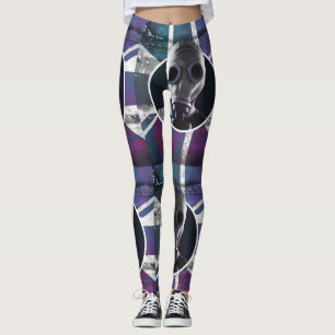 Leggings Piernas de la máscara de gas del Reino Unido