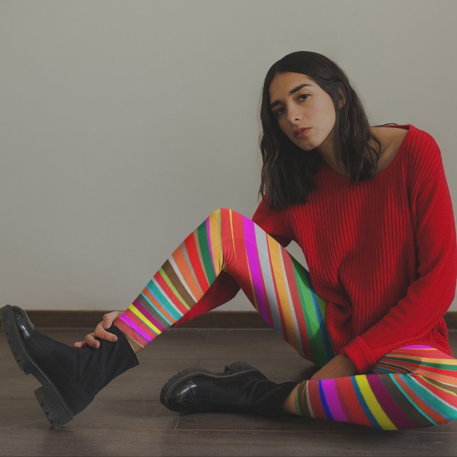 Leggings Piernas de lazos arcoiris - Diversión (Subido por el creador)