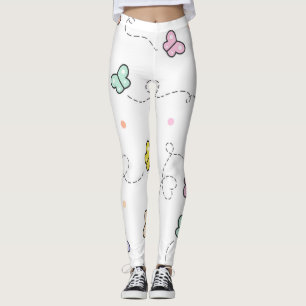Leggings Piernas de mariposas de primavera