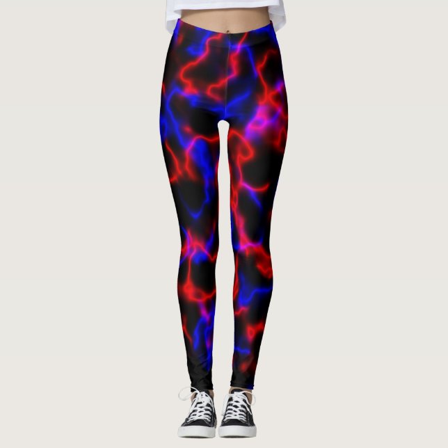 Leggings Piernas de nubes de plasma (Anverso)