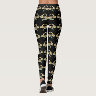 Leggings piernas de ojos armados