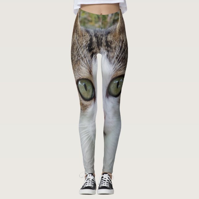 Leggings Piernas de ojos de gato (Anverso)