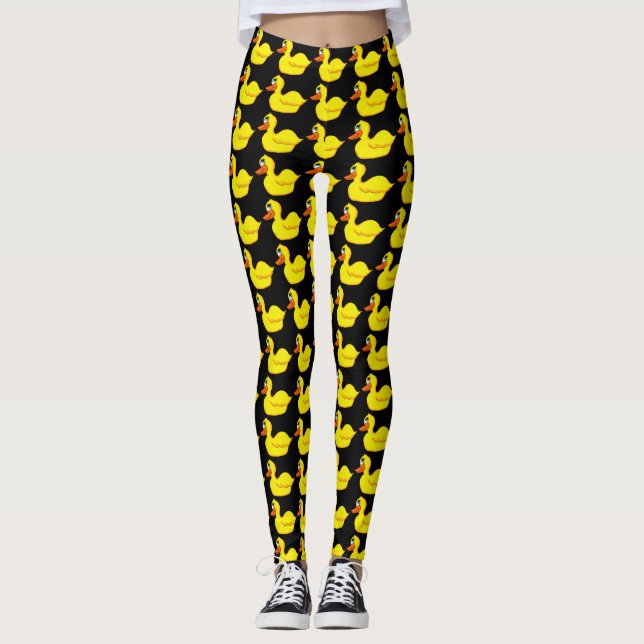 Leggings Piernas de pato amarillo (Anverso)