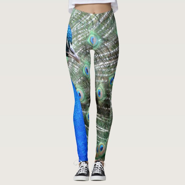 Leggings Piernas de pavo real (Anverso)