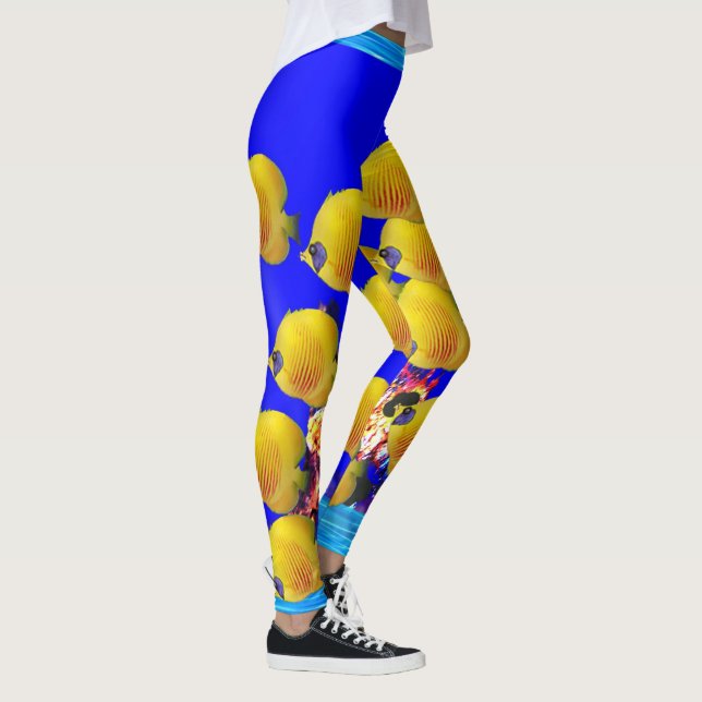Leggings Piernas de peces amarillos (Derecha)