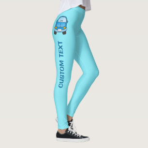 Leggings Piernas de personalizado azul