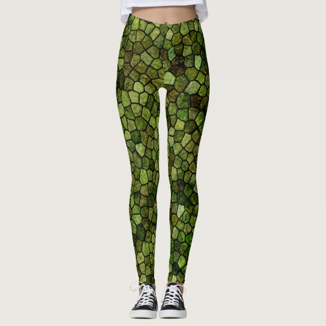 Leggings Piernas de piel reptiles (Anverso)