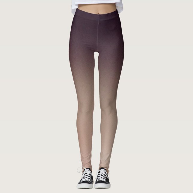 Leggings Piernas De Pluma Y Taupe (Anverso)