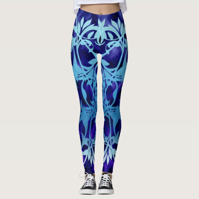 Leggings Piernas de puertas azules (Anverso)