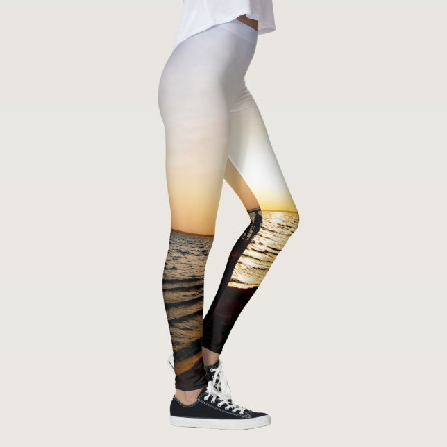 Leggings piernas de puesta de sol (Derecha)