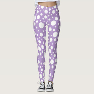 Leggings Piernas de puntos púrpuros