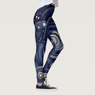 Leggings Piernas de Swirl Celestiales
