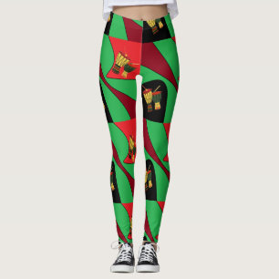 Leggings Piernas de tambores africanos