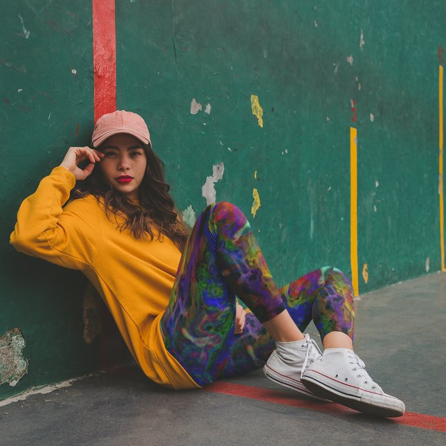 Leggings Piernas de tinta de grunge oleosa (Subido por el creador)