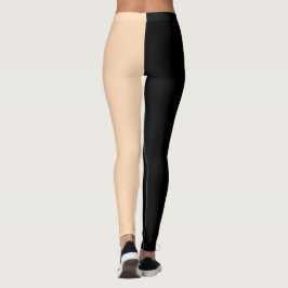 Leggings Piernas de tono de piel negra atrapando la simplic