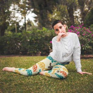 Leggings Piernas de tortuga multicolor