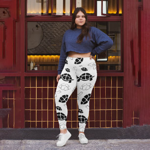 Leggings Piernas de tortuga negra