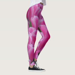 Leggings Piernas de tulipanes rosados
