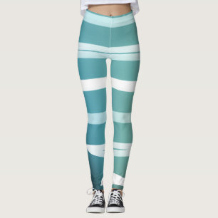 Leggings Piernas de verano azul claro con piernas violetas