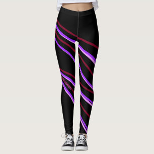 Leggings Piernas de viaje de Borgoña