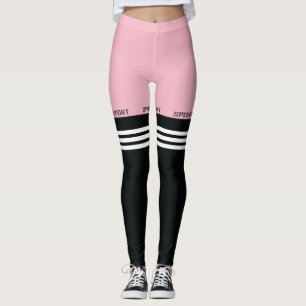 Leggings Piernas de zócalos rosados