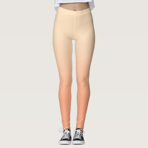 Leggings Piernas degradadas de tono de piel
