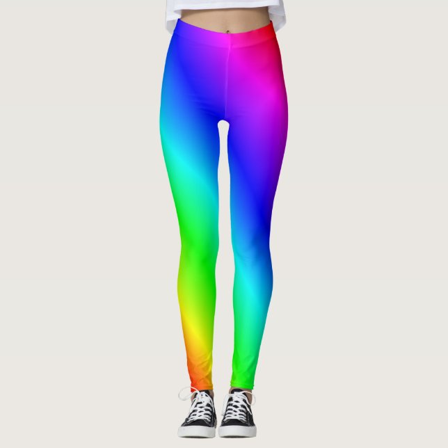Leggings Piernas del arcoiris Disco (Anverso)