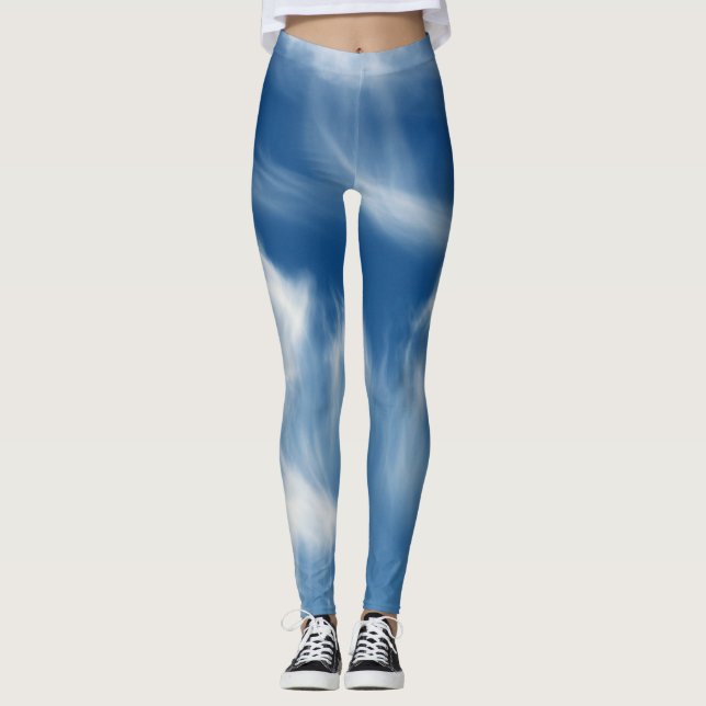 Leggings Piernas del cielo azul (Anverso)