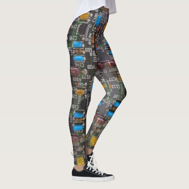 Leggings Piernas del circuito (Derecha)