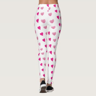 Leggings Piernas del corazón blanco