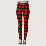 Leggings Piernas del corazón rojo<br><div class="desc">Piernas del corazón rojo</div>