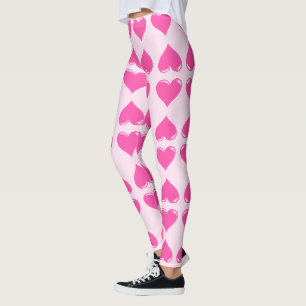 Leggings Piernas del corazón rosado