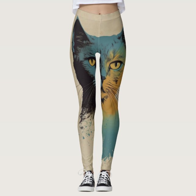 Leggings Piernas del gato (Anverso)