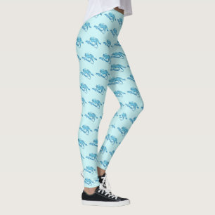 Leggings Piernas del lobo azul