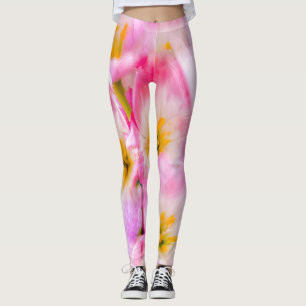 Leggings Piernas del patrón de flor