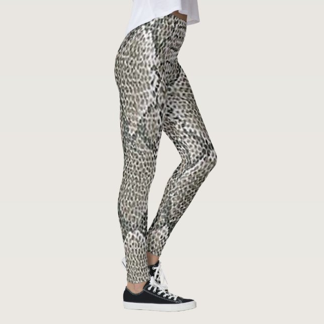 Leggings Piernas del patrón de la piel del rompeolas (Derecha)