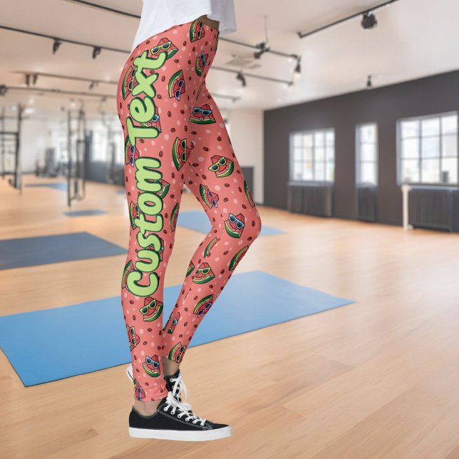 Leggings Piernas del patrón Personalizado de la sandía (Subido por el creador)
