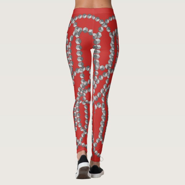 Leggings Piernas del rompecabezas (Reverso)
