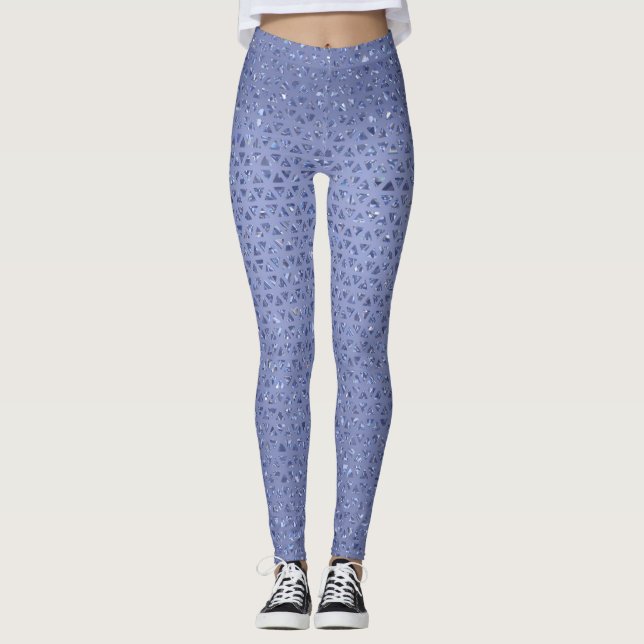 Leggings Piernas espumosas azules (Anverso)