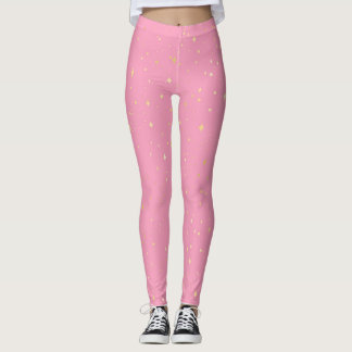 Leggings Piernas espumosas rosadas