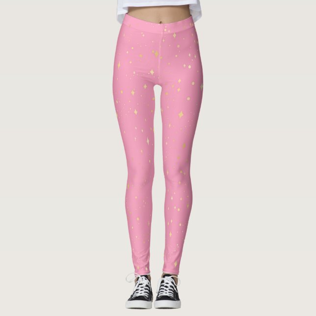 Leggings Piernas espumosas rosadas (Anverso)