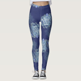 Leggings Piernas femeninas de Cactus azules