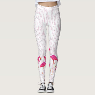 Leggings Piernas Flamingo Rosadas
