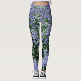 Leggings Piernas florales azules