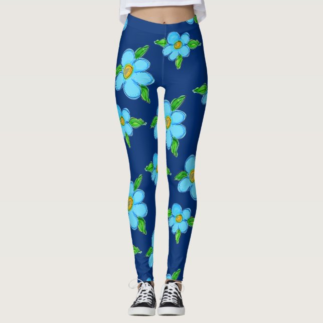 Leggings Piernas Florales Bebés (Anverso)