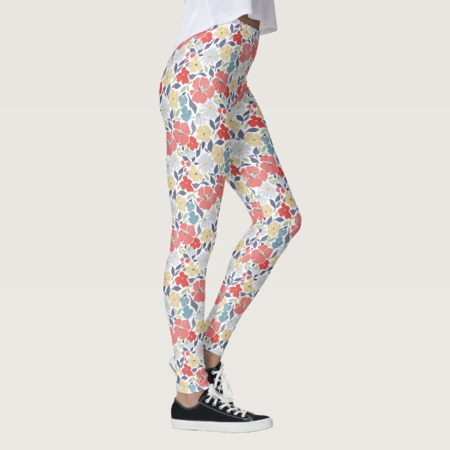 Leggings Piernas Florales De Peach (Derecha)
