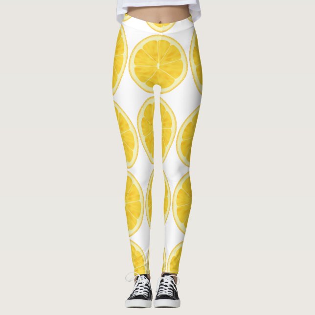 Leggings Piernas - Lemon Slice (Anverso)