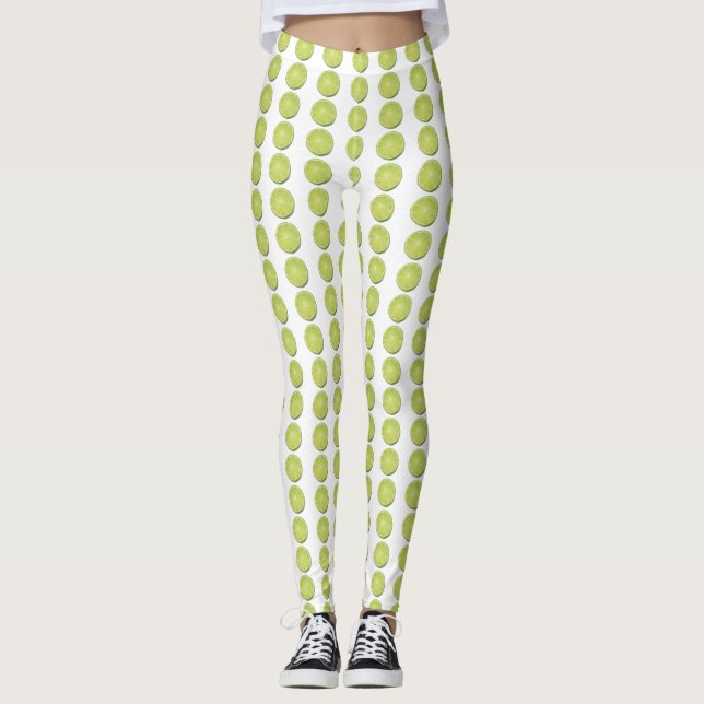 Leggings Piernas - Lime Slice 2 (Anverso)