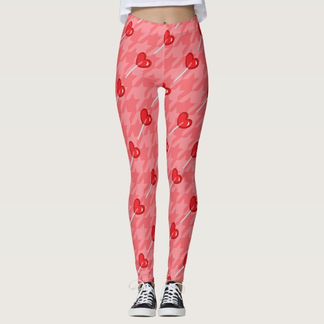 Leggings piernas lollipop de patas rosadas (Anverso)
