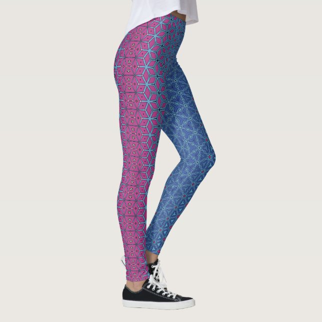 Leggings Piernas Metamorfas de Estrella Púrpura (Derecha)